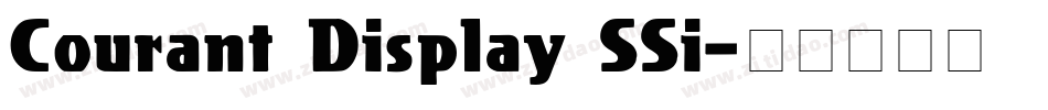 Courant Display SSi字体转换